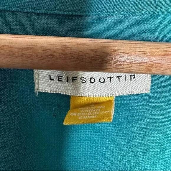 Leifsdottir Anthropologie Isosceles Cutout Drop Waist Silk Tunic Dress Size 4 - Picture 9 of 14